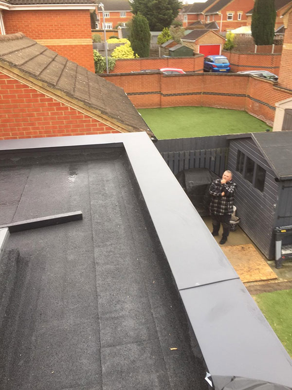 Flat roof project in Islington