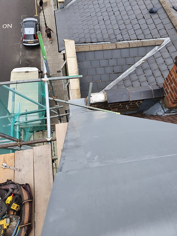 Tiled roof installation, North London